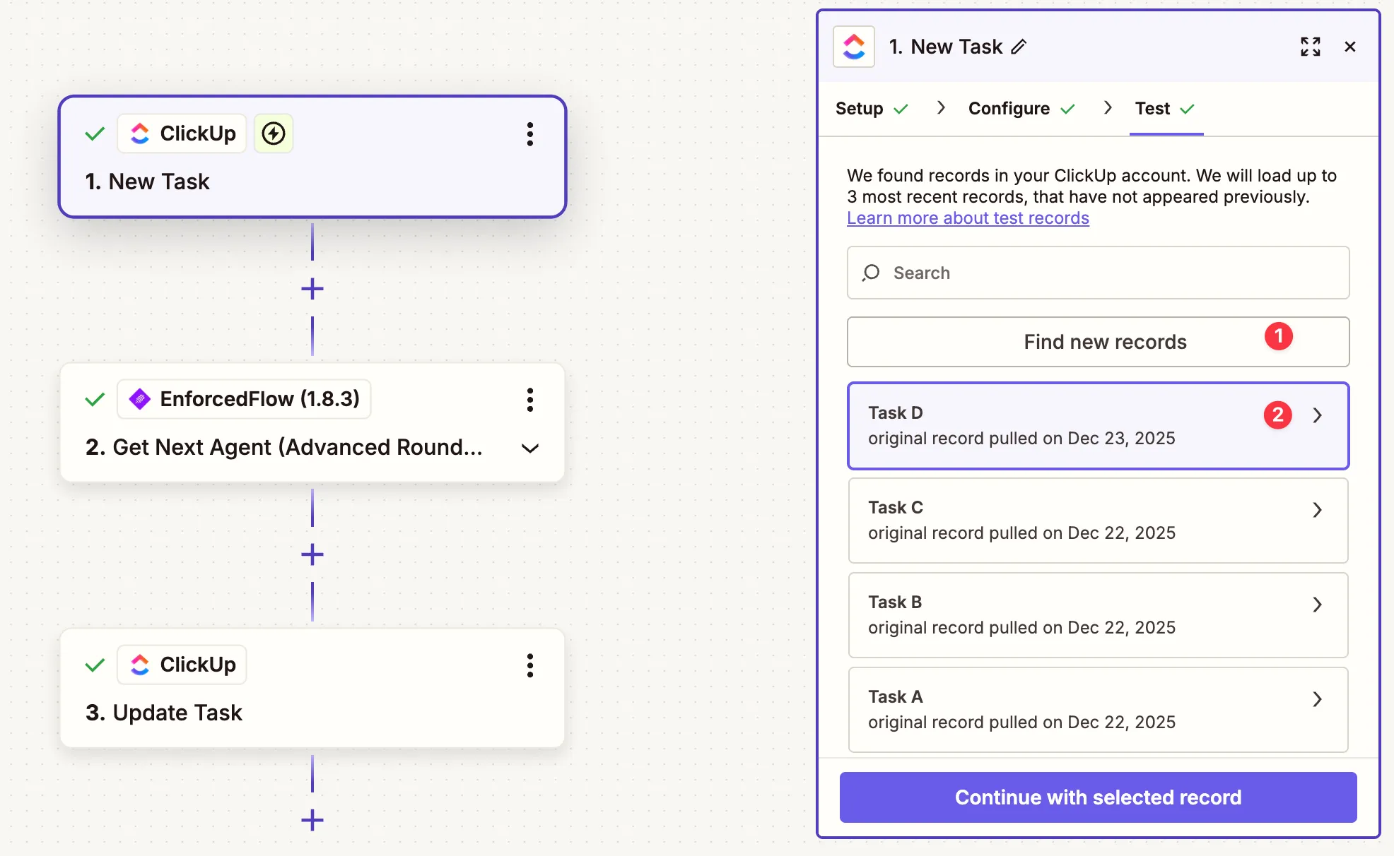 ClickUp Trigger Test