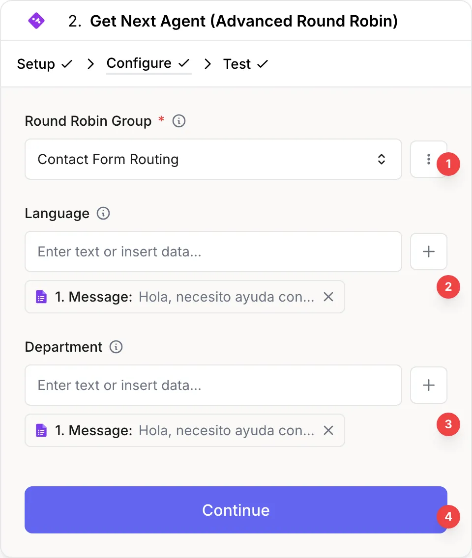 Zapier Configuration